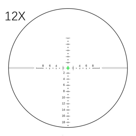 Прицел оптический Veber Black Russian 3-12x42 SF FFP RG