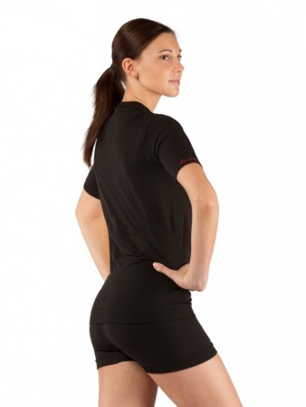 Футболка женская Alba/ кор. рукав/ синтетика/ черный