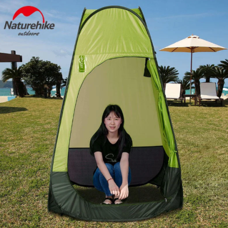 Палатка Naturehike Utility Tent 210T polyester NH17Z002-P, для переодевания, зеленая, 6927595721445