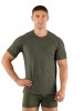 Уцененный товар Футболка мужская Quido/ кор. рукав/ шерсть 160/ зеленый / M, Quido6262M(Витринный образец)