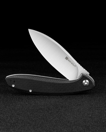 Складной нож SENCUT San Angelo 9Cr18MoV Steel Satin Finished Handle G10 Black