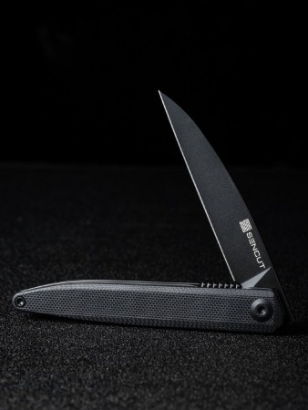 Складной нож SENCUT Jubil D2 Steel Black Handle G10 Black