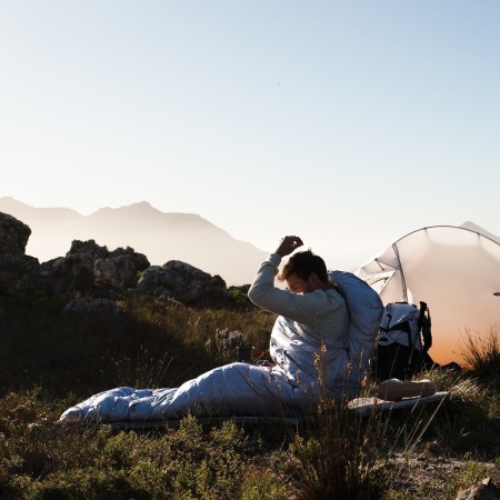 Спальный мешок Naturehike Cicada Wing CW700 CNK2450WS048 утиный пух серый L