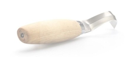Нож Morakniv Hook Knife 163 Double Edge ложкорез, нержавеющая сталь, рукоять из березы, 13445