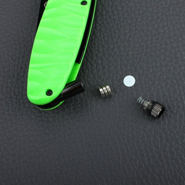 Нож Ganzo G622-FLG-1 салатовый с фонариком