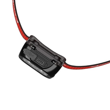 Фонарь Fenix налобный HL18R-T V2.0 черный с красным ремешком (Вскрытая, поврежденная упаковка)