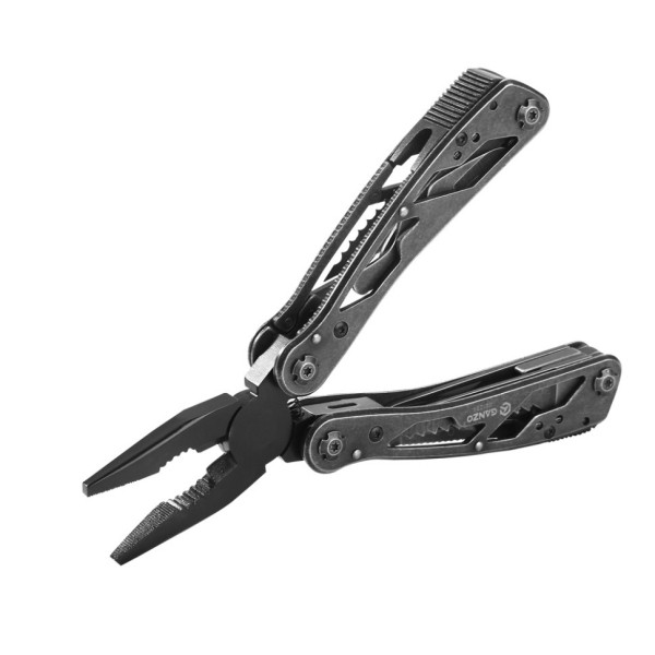 Мультитул Ganzo G202BS (21 в 1) черный с обработкой Blackwash