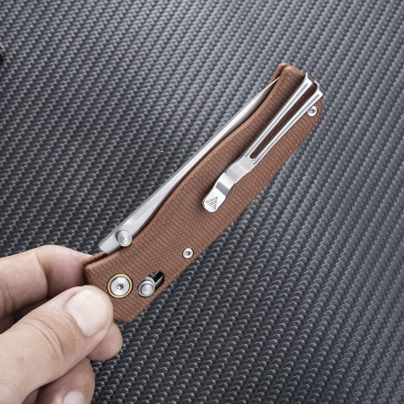 Нож складной SRM Medal 255L-MN коричневый