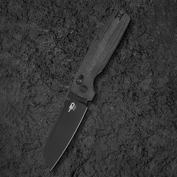 Нож Bestech Slasher сталь D2, рукоять Микарта черная