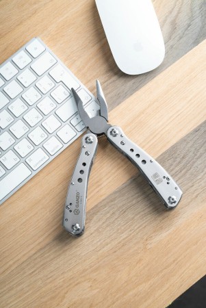 Мультитул Ganzo G201-H (21 в 1) хромированный