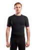 Футболка мужская Abel/ кор. рукав/ синтетика/ черный