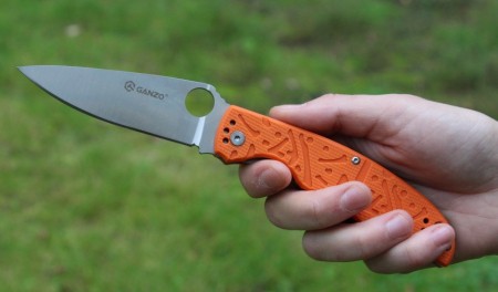 Нож Ganzo G7321 оранжевый, G7321-OR