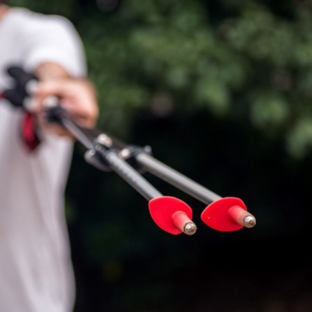 Палка треккинговая Naturehike NH17D006-D Carbon-AL Hoar UL 60-120см белый