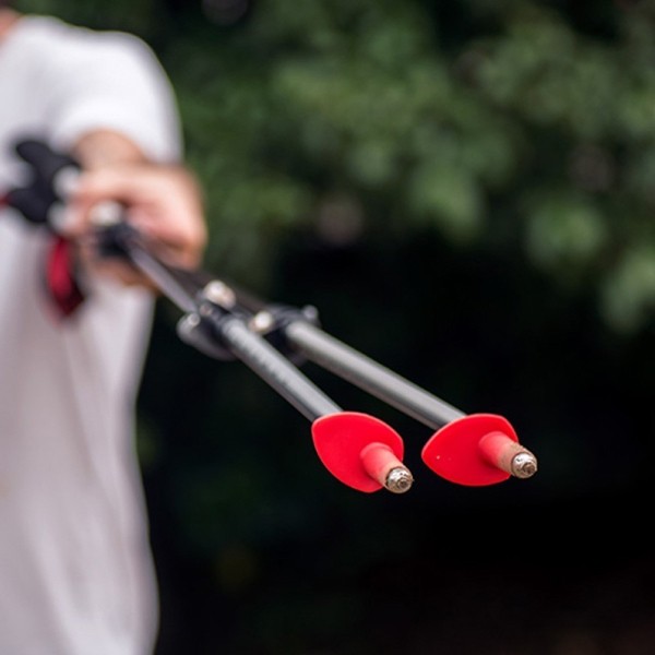 Палка треккинговая Naturehike NH17D006-D Carbon-AL Hoar UL 60-120см белый