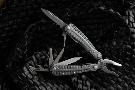 Мультитул Ganzo G105 (19 в 1) серебристый