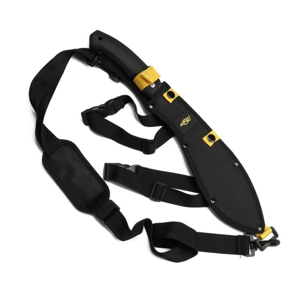 Уцененный товар Мачете Firebird F804 желто-черный (на чехле сломана  клепка-застежка)