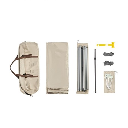 Тент Naturehike Cloud Skies Tarp C2350WS010 150D 500*380 см песочный, 6927595796498