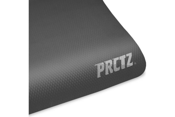 Уцененный товар Коврик для фитнеса в комплекте с ремнем-стяжкой PRCTZ PREMIUM EXERCISE MAT(Новый. Дефект на кромке полотна 3,5 см)