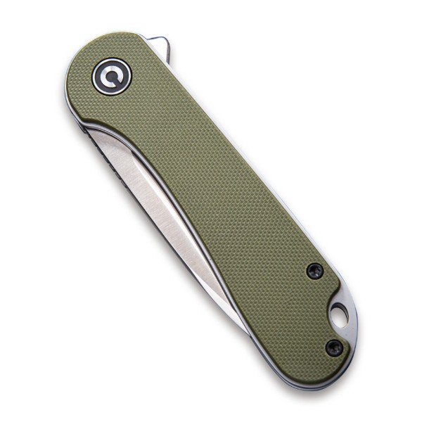 Складной нож CIVIVI Elementum D2 Steel Satin Finished Handle G10 Green