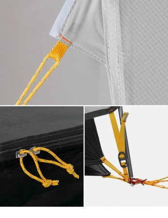 Палатка 2-местная Naturehike сверхлегкая Mongar NH17T007-M, 20D , светло-зеленый, 6927595708088