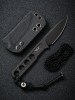Нож CIVIVI Fixed Blade Circulus 10Cr15CoMoV Steel Black Stonewashed Handle Ostap Hel Design