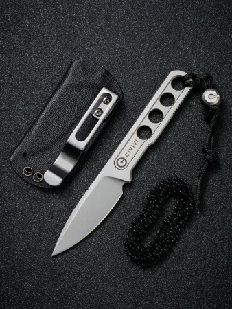 Нож CIVIVI Fixed Blade Circulus 10Cr15CoMoV Steel Stonewashed Ostap Hel Design