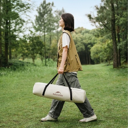 Палатка Naturehike Ango Picnic CNK2450WS021 трёхместная c навесом бежевая c черным