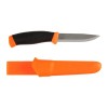 Нож Morakniv Companion F Orange, нержавеющая сталь, прорезиненная рукоять с оранжевыми накладкам, 11824 (Новый. На ножнах трещина 4см.)