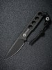 Нож CIVIVI Fixed Blade Circulus 10Cr15CoMoV Steel Black Stonewashed Handle Ostap Hel Design