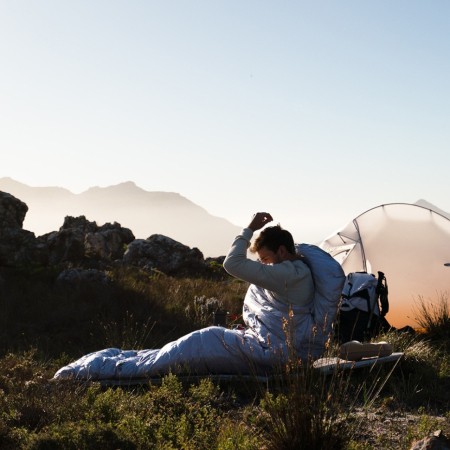 Мешок спальный Naturehike CW400 NH18C400-D с утиным пухом, размер L, черный, 6927595794548