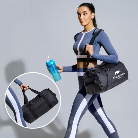 Сумка Naturehike NH19SN002 для спортзала серая М, 6927595738849