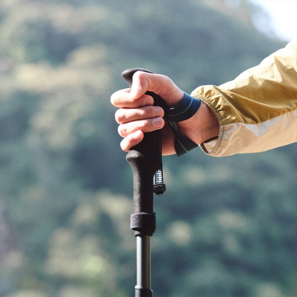 Треккинговая палка Naturehike CNK2450DS012 Carbon-AL Chang feng UL 103-120см 5-секций серый, 6975641883678