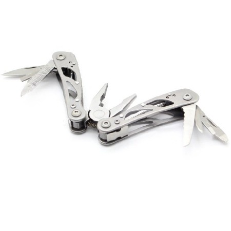 Мультитул Ganzo G104S (10 в 1) серебристый мини