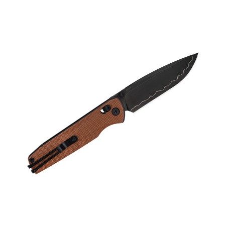 Нож складной SRM Terrier 258L-MN2 коричневый (Вскрытая, поврежденная упаковка.)