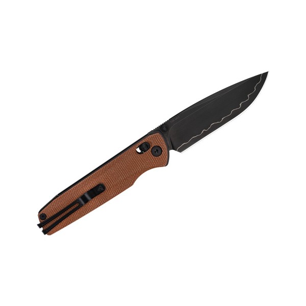 Нож складной SRM Terrier 258L-MN2 коричневый (Вскрытая, поврежденная упаковка.)
