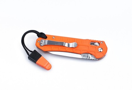 Нож Ganzo G7452P-WS оранжевый, G7452P-OR-WS