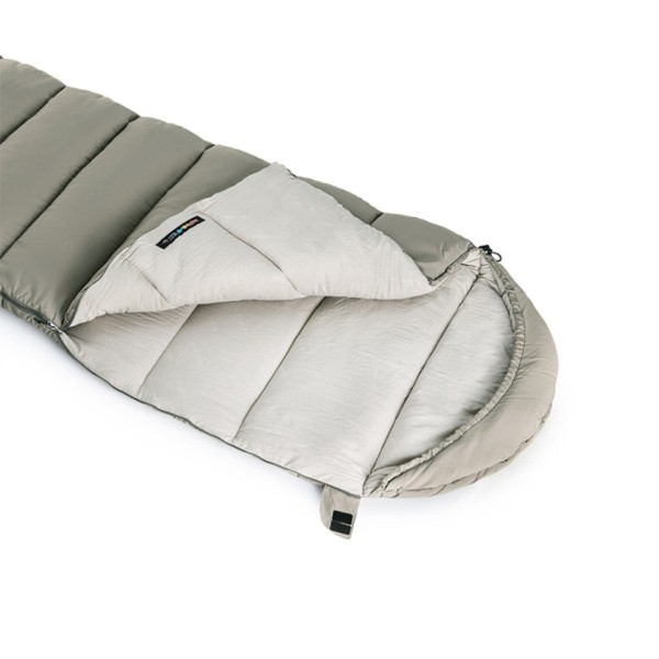 Ультралёгкий спальный мешок Naturehike CNK2350WS023 M400 хлопковый с капюшоном весна осень зеленый