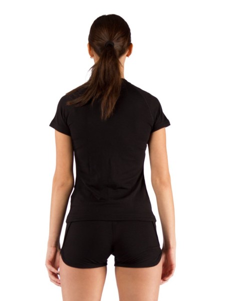 Футболка  женская ATEA/ кор. рукав/ шерсть 160/ черный