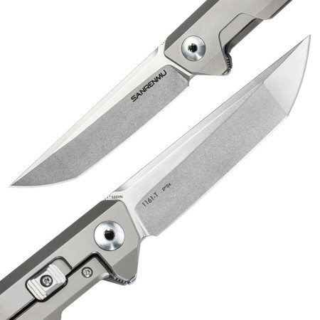 Нож складной Sanrenmu 1161 серый