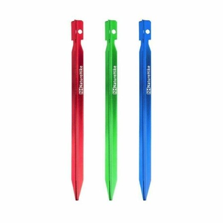 Колышки Naturehike NH17D026-D  алюминиевый Vобразный (8 шт.)Красный, 6927595723364