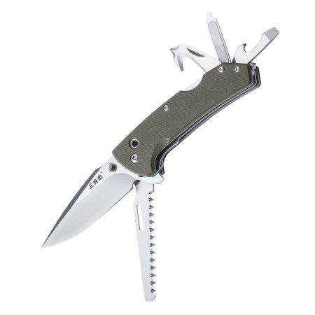 Многофункциональный нож Sanrenmu 7106SUE-GP-T7 зеленый