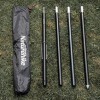 Стойка для тента Naturehike NH20PJ040 алюминиевый сплав 2.4 м, 4 секции, цвет черный, 6927595782538