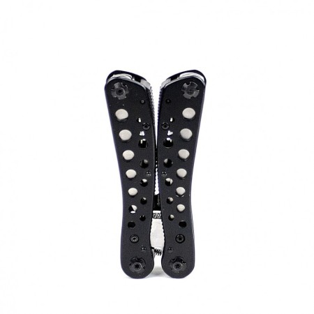 Мультитул Ganzo G204 (21 в 1) серебристый с черными рукоятями