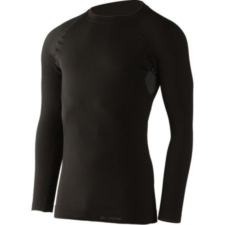 Футболка  мужская ZEL / дл. рукав/ синтетика/ черный