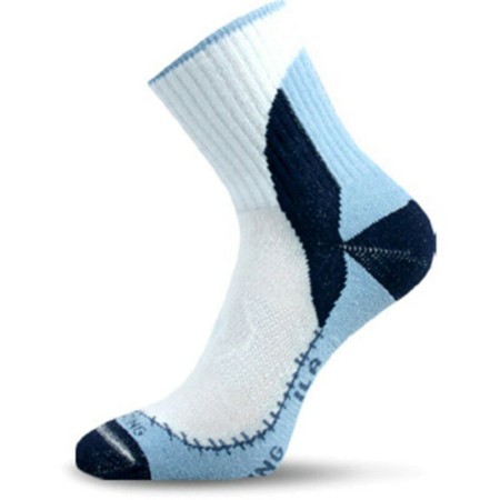 Носки Lasting ILA 503, cotton+polypropylene, бело-голубой
