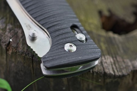 Нож складной Ganzo G720-B черный (Поврежденная упаковка)