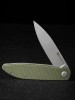 Складной нож SENCUT Bocll II D2 Steel Gray Stonewashed Handle G10 OD Green