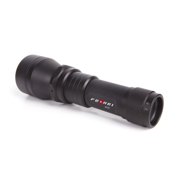 Уцененный товар Фонарь для дайвинга Ferei W151 CREE XM-L (холодный свет диода) (W151)(Сост. хорошее. В упаковке: фонарь, аккумулятор 2600mAh, темляк)