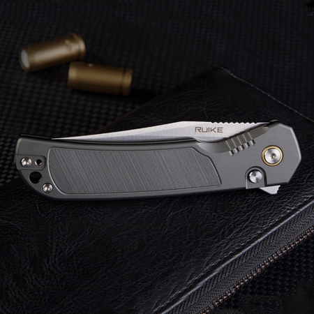 Нож складной Ruike P192-AK серый