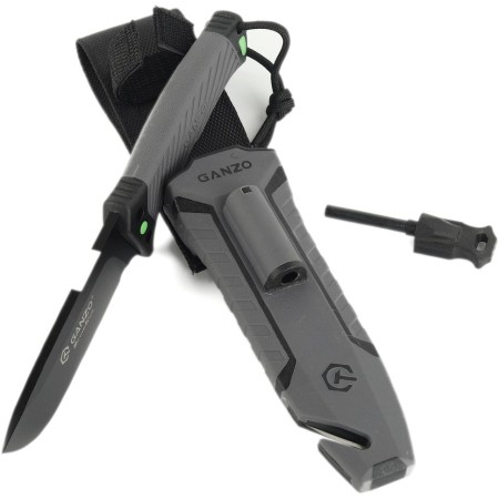 Нож Ganzo G8012V2-GY с паракордом
